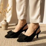 CRAVAT BOW HEELS