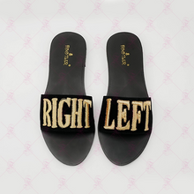 Left Right Embroided Flat