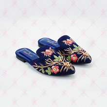 Beads Embroidery Mules