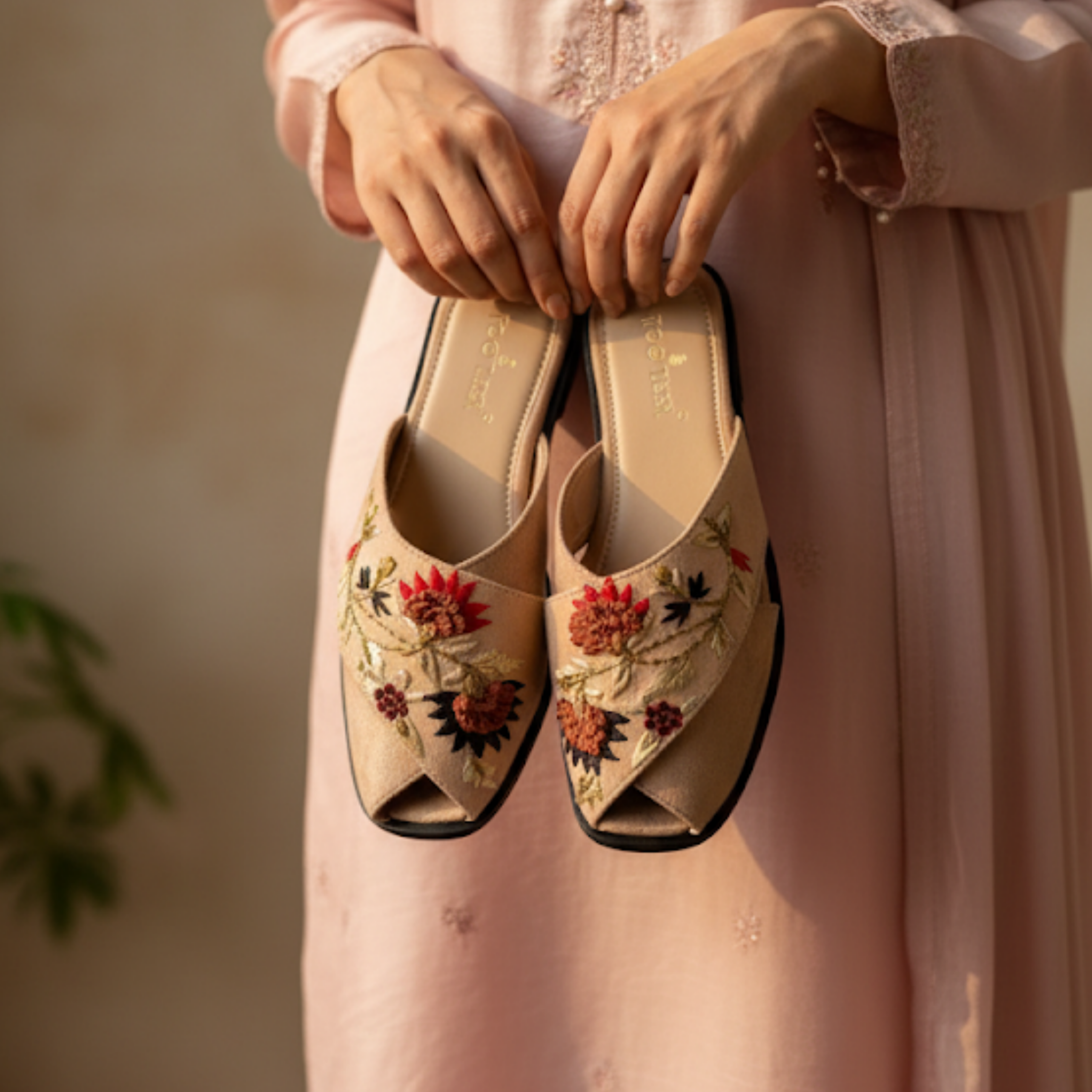 Colorful Embroidered Peshawari