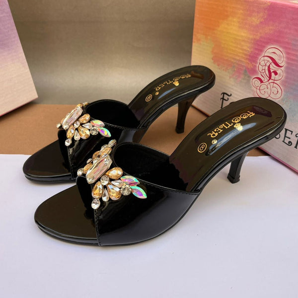 Butterfly Heels – Stylish High-Heel Sandals with Butterfly Accent for Women