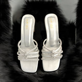 LINE CROSS HEEL