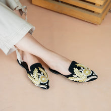 Pearl Gota Mules