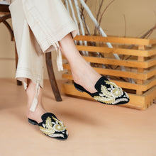 Pearl Gota Mules