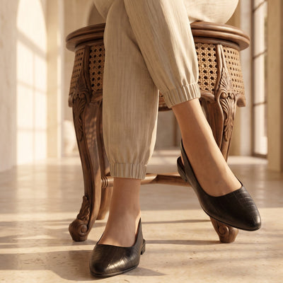 Signature Croc Flats